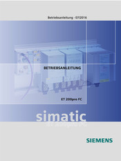 Siemens SIMATIC ET 200pro FC Betriebsanleitung
