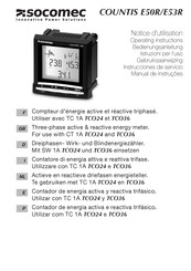socomec COUNTIS E50R Bedienungsanleitung