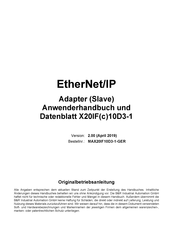 B&R X20cIF10D3-1 Anwenderhandbuch Und Datenblatt Originalbetriebsanleitung
