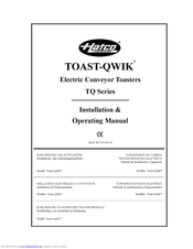 Hatco TOAST-QWIK TQ Serie Handbuch