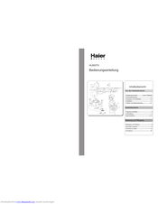 Haier HL800TX Bedienungsanleitung