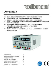 Velleman LABPS23023 Bedienungsanleitung