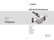 Bosch GDE 18V-26 D Professional Originalbetriebsanleitung