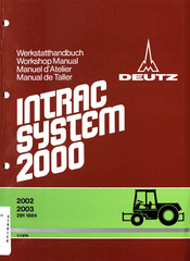 Traktor Werkstatthandbuch Deutz Lenkung DX85-160 D2506-13006 Intrac 2002-2004 