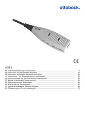 Ottobock 60X1 Gebrauchsanweisung