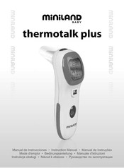 miniland baby thermotalk plus Bedienungsanleitung