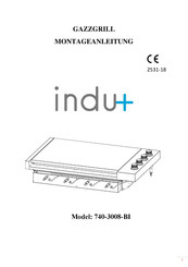 INDU+ 740-3008-BI Montageanleitung