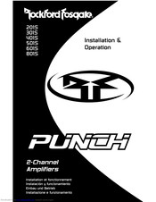 Rockford Fosgate Punch Serie Einbau Und Betrieb