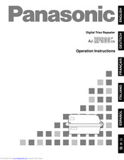 Panasonic AJ-RP900 Handbuch