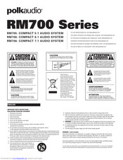 Polk Audio RM700 serie Handbuch