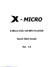 X-Micro XMP3G-F512 Schnellstartanleitung