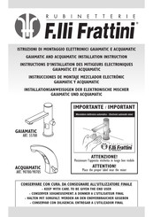 F.lli Frattini GAIAMATIC serie Installationsanweisugen