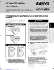 Sanyo VDC-DP9585P Handbuch