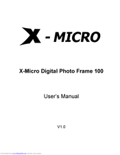 X-Micro XPFA-512 Bedienungsanleitung