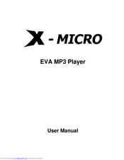 X-Micro EVA Bedienungsanleitung