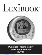 LEXIBOOK Punctual Thermoclock RLR100 Bedienungsanleitung
