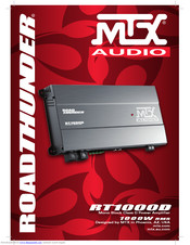 MTX Audio ROADTHUNDER RT1000D Bedienungsanleitung