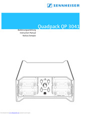 Sennheiser Quadpack QP 3041 Bedienungsanleitung