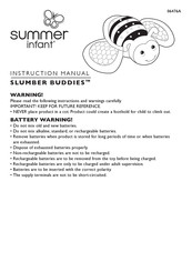 Summer Infant SLUMBER BUDDIES 06476A Gebrauchsanleitung
