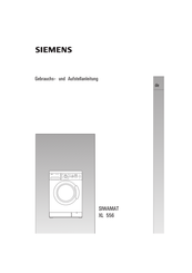 Siemens SIWAMAT XL 556 Gebrauchs- Und Aufstellanleitung
