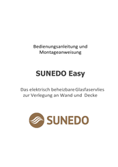 SUNEDO Easy serie Bedienungsanleitung Und Montageanweisung