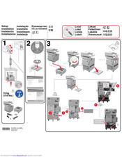 Lexmark X850e Installationsanleitung
