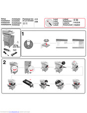 Lexmark X854e Installationsanleitung