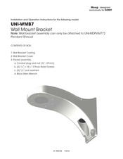 Moog UNI-WMB7 Montageanleitung