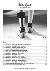 Otto Bock 28U11 Walk On Handbuch