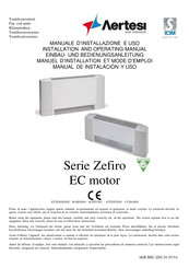 Aertesi Zefiro HC Einbau- Und Bedienungsanleitung