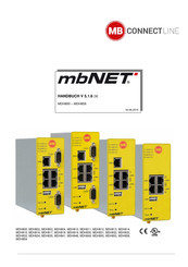 MB Connect Line mbNET MDH800 Handbuch