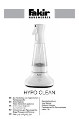 Fakir HYPO CLEAN Benutzerhandbuch