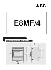 AEG E8MF/4 Handbuch