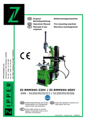 Zipper ZI-RMM94H-400V Originalbetriebsanleitung