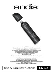 Andis CNG-1 Bedienungsanleitung