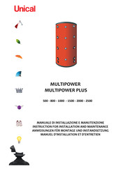 Unical MULTIPOWER 500 Anweisungen Für Montage Und Instandsetzung