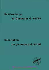 autophon G 101 Handbuch