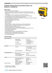 Sauter EY6AS80 Produktdatenblatt