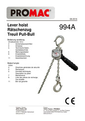 Promac 994A Bedienungsanleitung