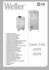 Weller Laser Line serie Originalbetriebsanleitung