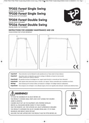 TP Toys active fun TP330 Forest Single Swing Handbuch