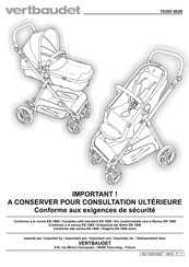 VERTBAUDET 70303 0029 Handbuch