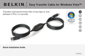 Belkin Easy Transfer Cable for Windows Vista Schnellinstallationsanleitung