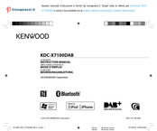 Kenwood kdc-x7100dab Bedienungsanleitung