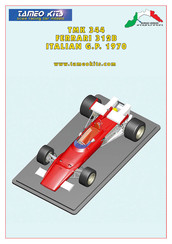 Tameo Kits TMK 344 FERRARI 312B ITALIAN G.P. 1970 Handbuch