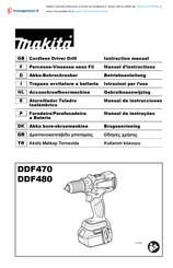 Makita DDF480 Betriebsanleitung