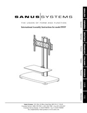 Sanus Systems PFFP Montageanweisungen