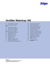 Dräger VentStar Watertrap 180 Gebrauchsanweisung