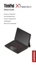 Lenovo ThinkPad X1 Tablet Gen 3 Einrichtungsanleitung