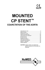 NuMED CP Stent CP8Z22 Gebrauchsanweisung